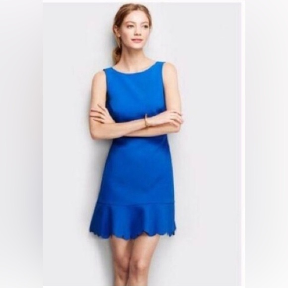 J. Crew Factory Dresses & Skirts - 🌼 3 for $15 🌼 J Crew Factory Scalloped Hem Dress